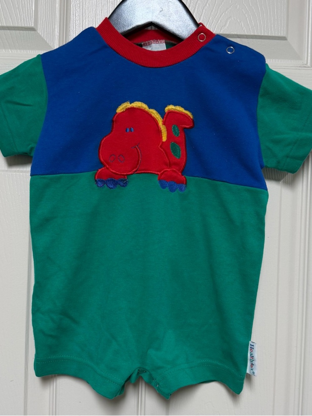 healthtex Dino Colorblock Romper